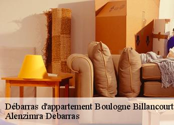 Débarras d'appartement  boulogne-billancourt-92100 Alenzimra Debarras